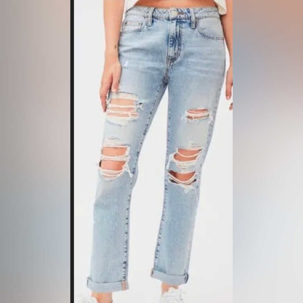 Aeropostale Blue Denim Boyfriend Jeans